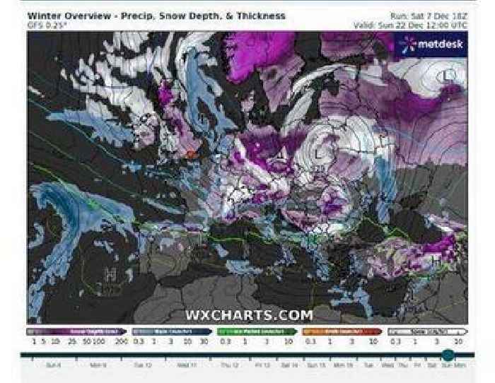 Exact date snow will blanket UK in 7-day freeze in dramatic weather shift