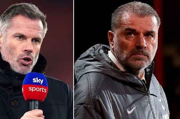 Jamie Carragher makes Ange Postecoglou prediction after Tottenham boss' Chelsea claim