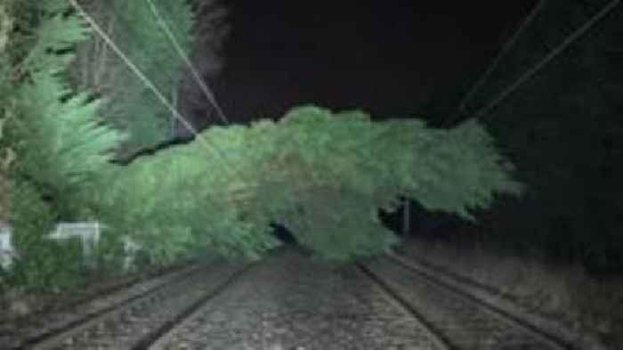 Rail disruption continues in wake of Storm Darragh