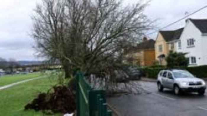 Thousands still without power after Storm Darragh