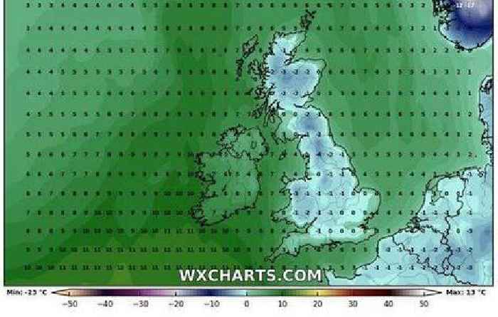 UK braces for 'Arctic bomb' as 6cm snowfall expected across UK