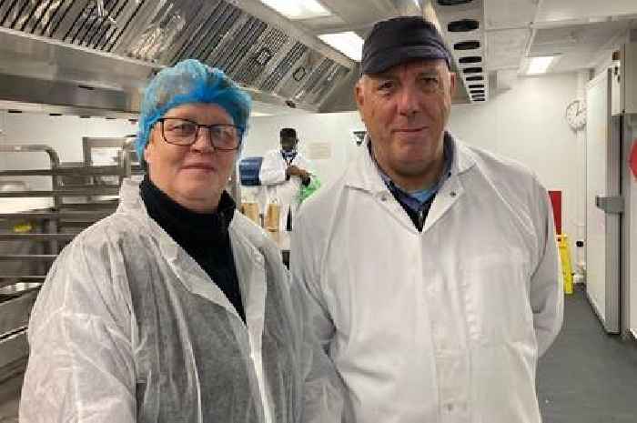 Inside the huge hospital kitchen making surprisingly good food for QMC and City Hospital