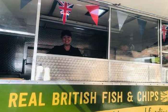 'From flying to frying' - Former flight attendant who launched mobile fish and chip shop is shortlisted in UK's top three