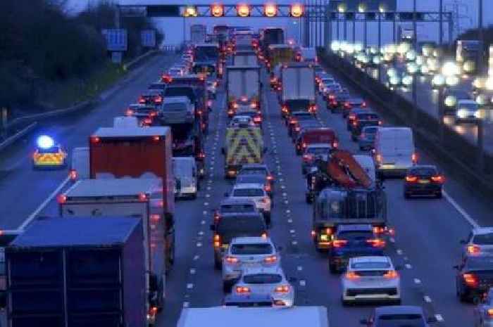M5 traffic jam warning ahead of ‘busiest Christmas getaway on record’