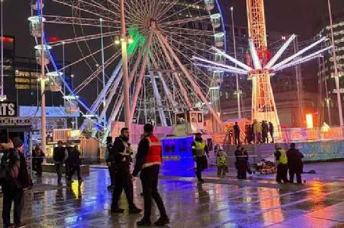 Two taken to hospital after 55m Star Flyer 'crash' in Birmingham city centre