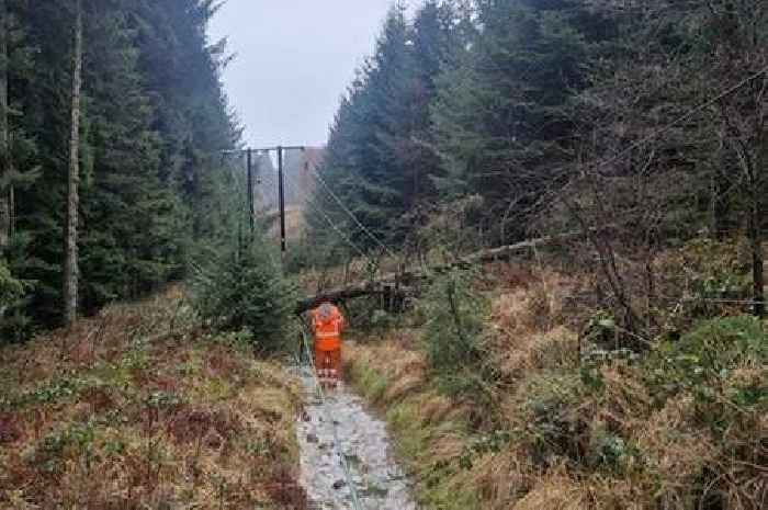 Live: Hundreds of Cornwall homes without power