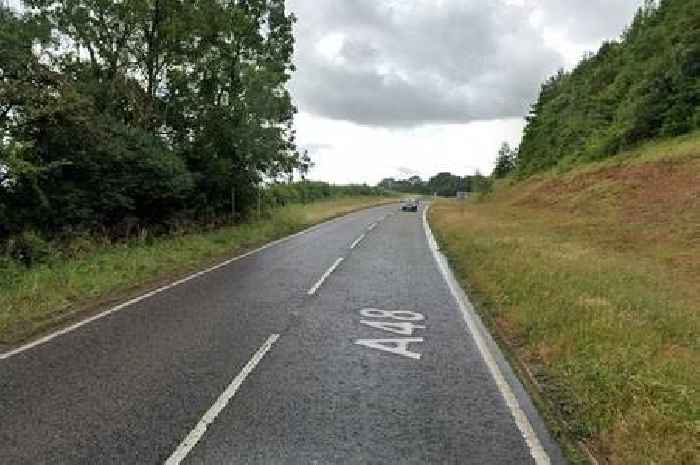 Live: A48 blocked both ways by two-vehicle crash near Chepstow