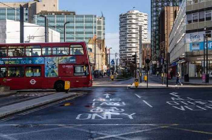 Croydon bus crash sees pedestrian rushed to hospital with injuries