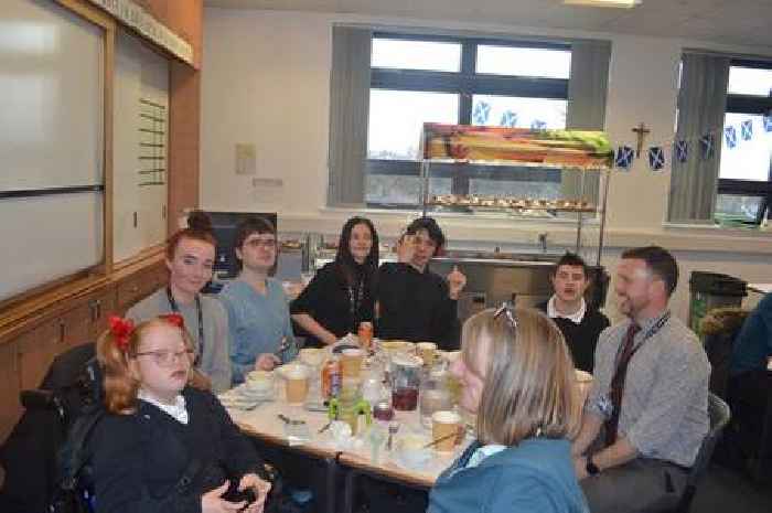 Trinity High in Rutherglen celebrates St Andrew's Day with mouth-watering meal made by pupils