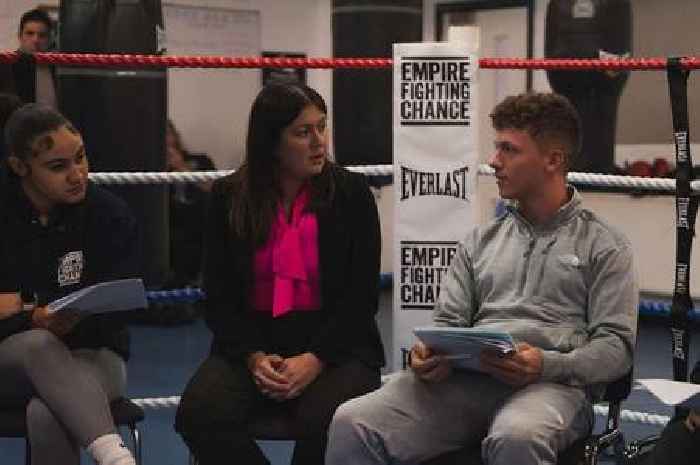 Government launches 'ambitious' new youth strategy in Bristol boxing ring