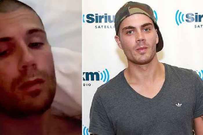 Max George issues emotional update from hospital bed after shock heart news