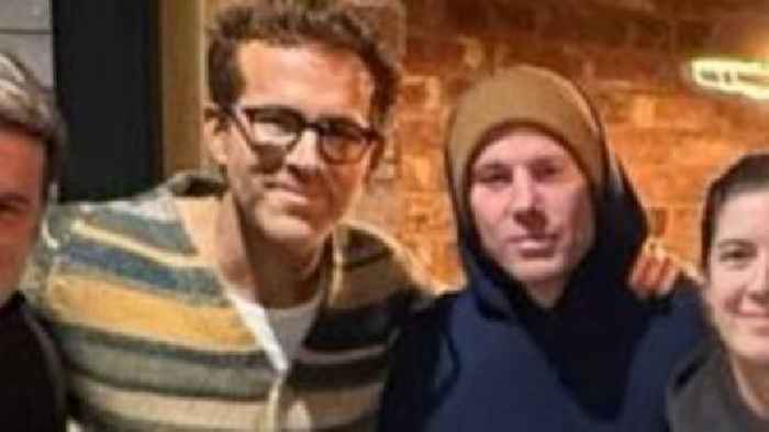 Channing Tatum visits Welsh pub with Ryan Reynolds