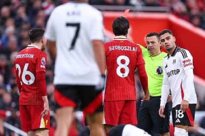 Liverpool's Andy Robertson sees red as Premier League statement made over two decisions