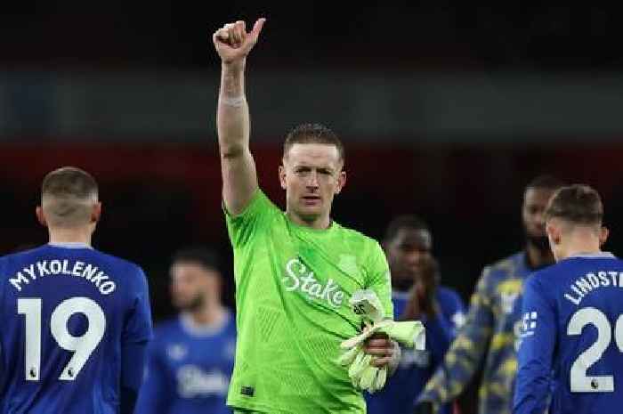 What Arsenal supporters chanted at Jordan Pickford before Everton ace's brutal title race verdict