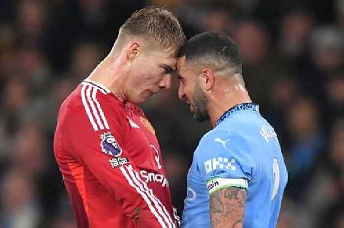 Rasmus Hojlund mocks Kyle Walker with brutal Instagram post after derby day bust-up