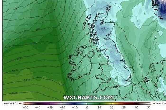 UK weather maps show exactly which areas set for snow as temperature drops