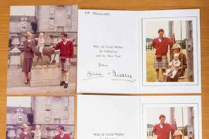 Queen's note to photographer after dogs eat picture among royal cards sold at auction