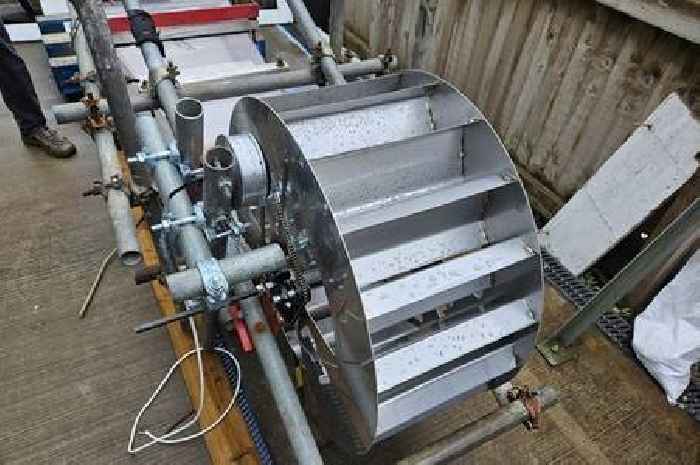 Peak District villagers' genius water wheel powers their Christmas lights