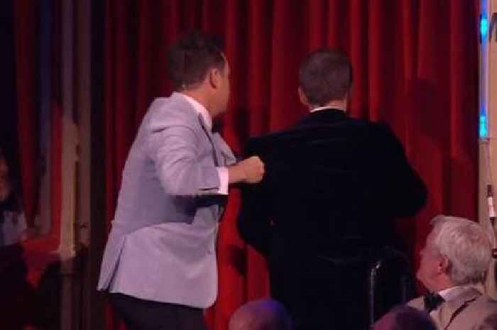 Royal Variety Performance's Stephen Mulhern loses it with audience member