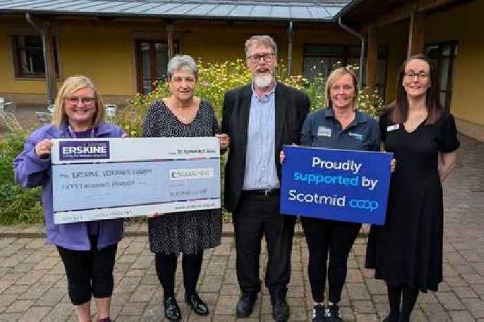 Huge £50,000 boost for veterans' charity after bumper donation from Scotmid