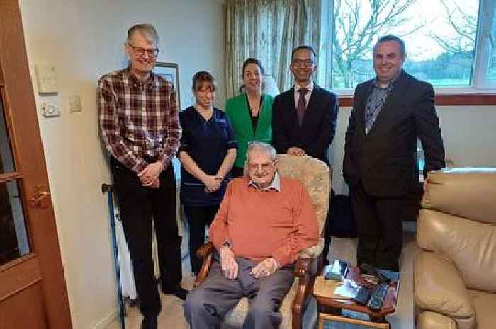 East Kilbride man still going strong aged 99 thanks to NHS Home Assessment Team