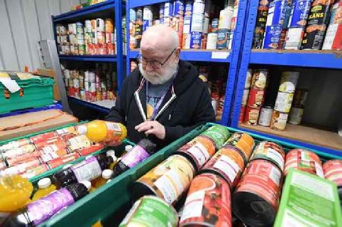 Wishaw Community Foodbank volunteers give thanks for festive donations