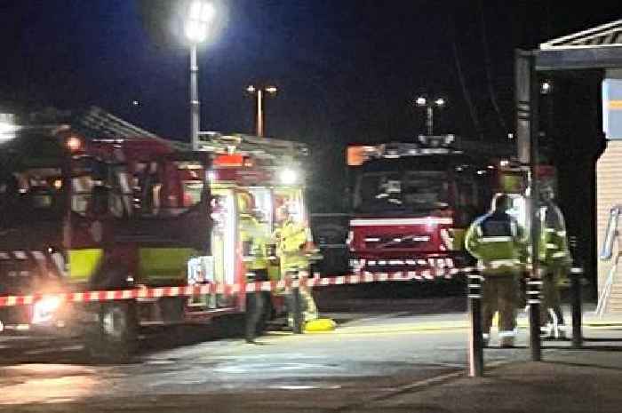 Emergency services deal with major overnight fire at Asda store