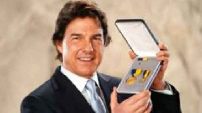 Tom Cruise honoured with US Navy's highest civilian award