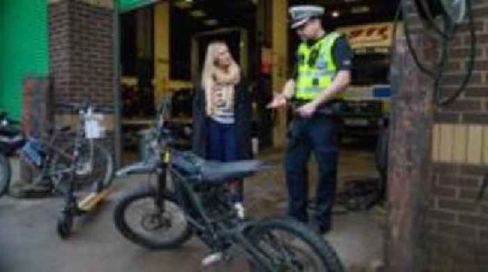 'We see illegal e-bikes going 40mph on pavements'