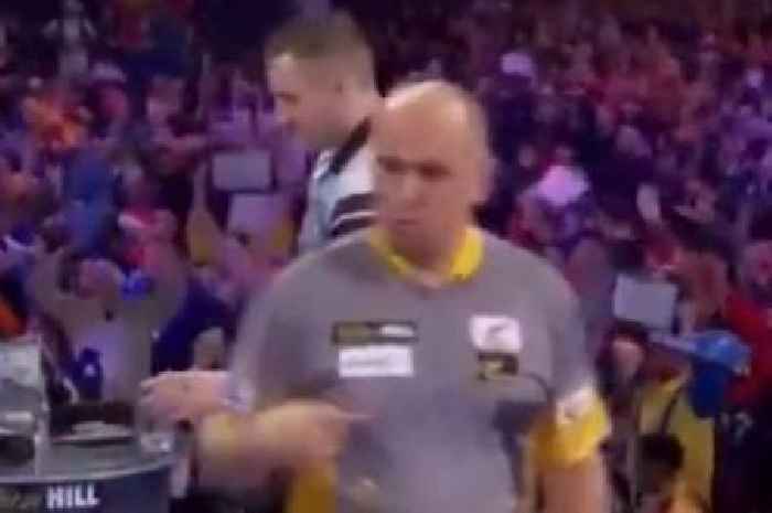 Darts star explains what players do when they leave the stage at World Championship