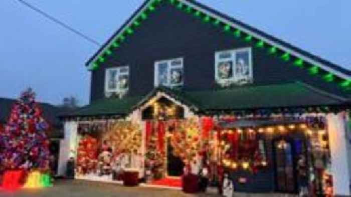 Annual festive display lights up home for charity