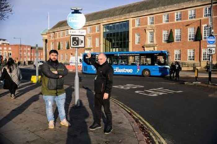 Taxi drivers furious over 'ridiculous' and 'unfair' Derby bus lane