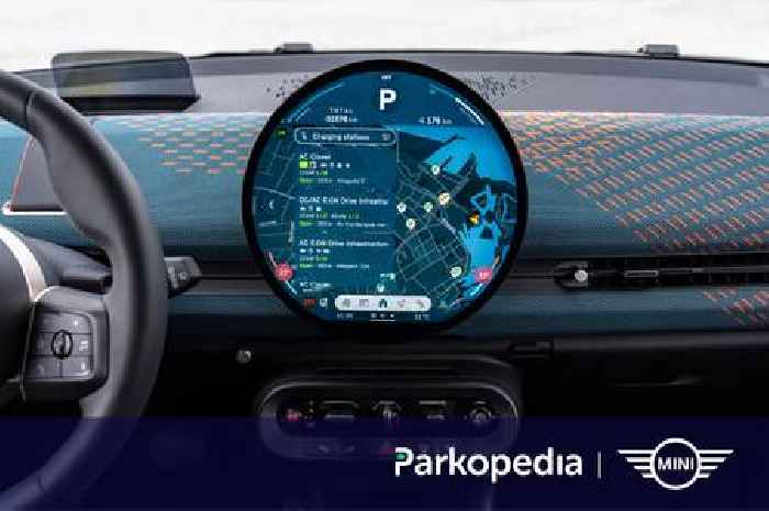  Parkopedia and MINI bring joy to EV drivers: World’s first circular in-car OLED display showcases the best EV charging data around