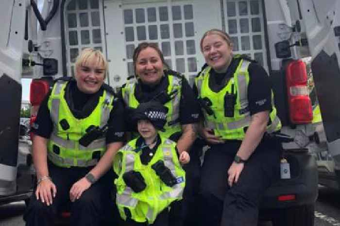 Scots boy, 4, who dreams of being police officer finishes tour of all Scotland's stations