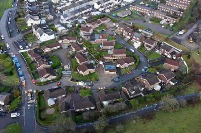 Pictures show major update on 40ft Merthyr sinkhole