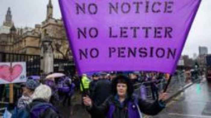 What is the row about women's pensions?