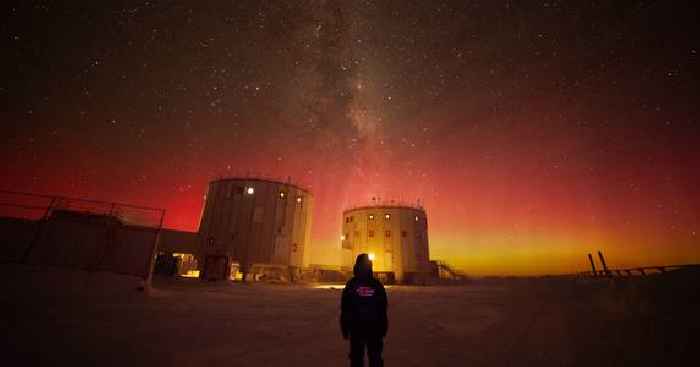 Aurora Australis in Antarctica