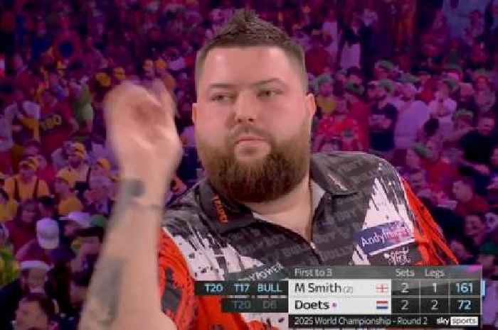 Michael Smith crashes out of the World Darts Championship to rank outsider