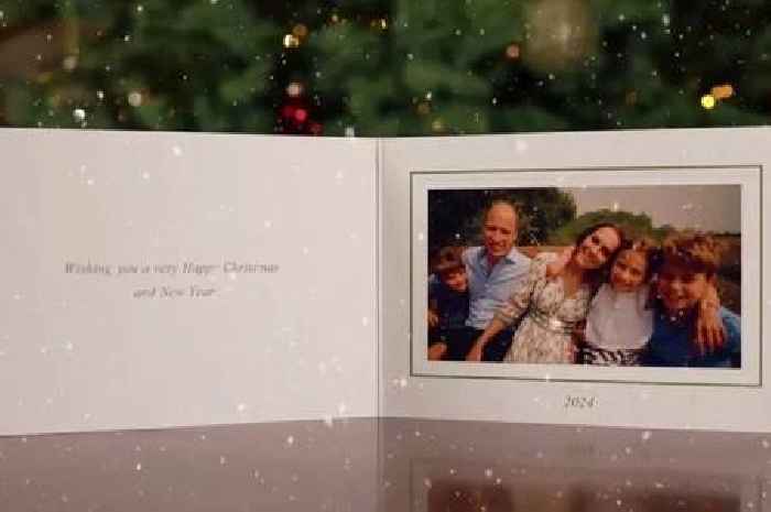 Kate Middleton and Prince William share family Christmas card with hopeful photo