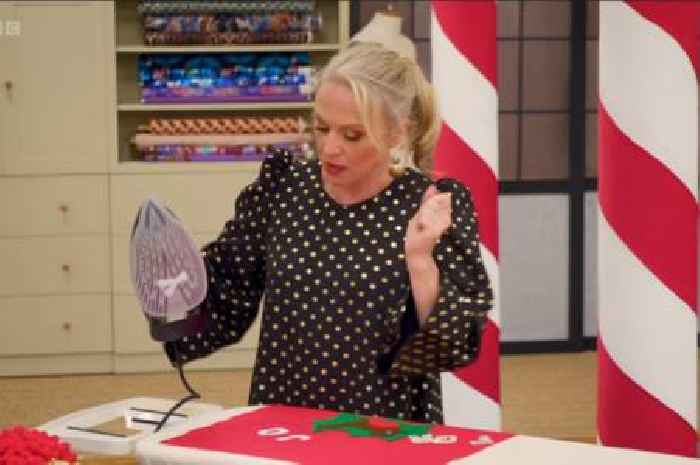 Eastenders Kellie Bright swears and shouts 'help me' in Great British Sewing Bee 'disaster