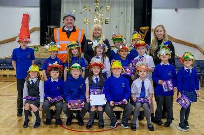 Kids at two Lanarkshire primary schools given glimpse of career in construction