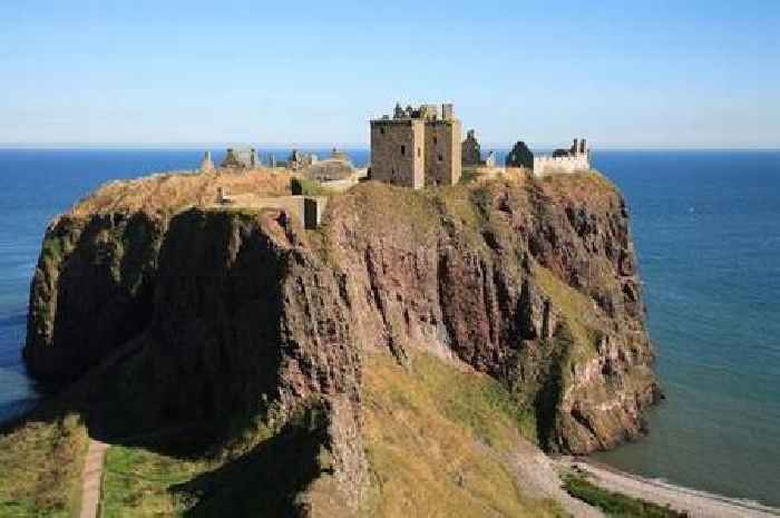 Ruined Scottish castle once used to hide the country's crown jewels