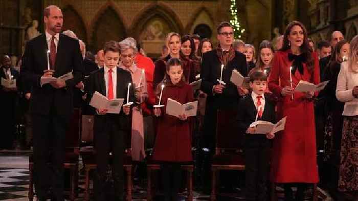 William and Kate reveal Christmas card featuring royal children