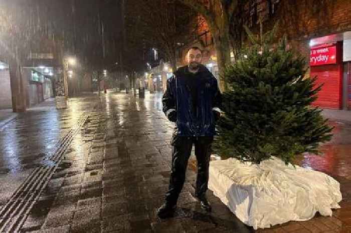 'Nottingham City Council can't afford a Christmas tree in The Meadows - so we did it ourselves'