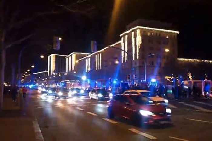 Christmas market horror as car smashes into festive shoppers and at least one dead