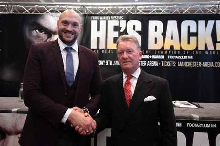 Tyson Fury has already told Frank Warren fight that 'must happen' next on one condition