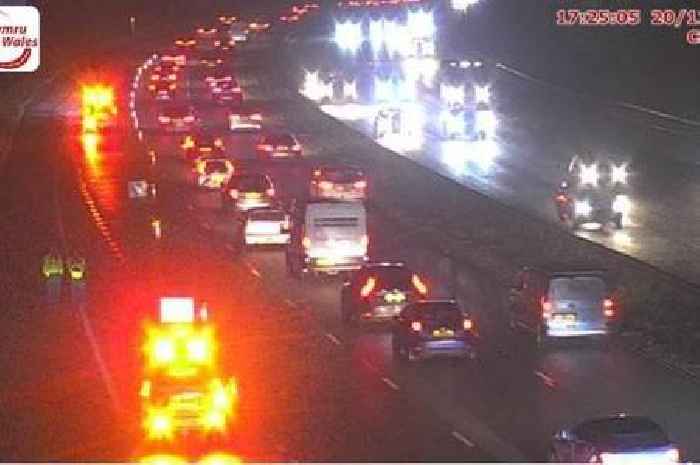 Live updates as M4 sees heavy traffic due to oil spillage near Cardiff during Christmas getaway