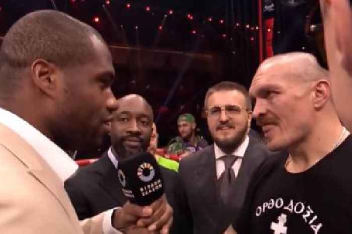 Daniel Dubois storms ring and demands 'revenge for robbery' vs Oleksandr Usyk