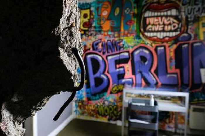 One of the largest pieces of the Berlin Wall ended up in Bodmin