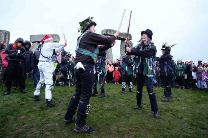 Winter solstice in pictures at Stonehenge as thousands greet dawn